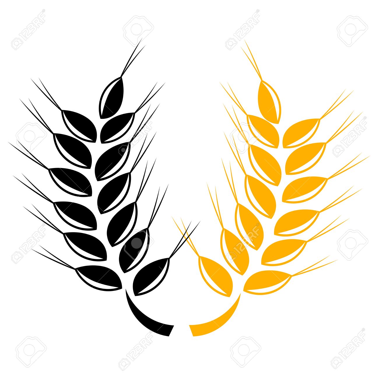 1300x1298 Grains Clipart Ear Wheat