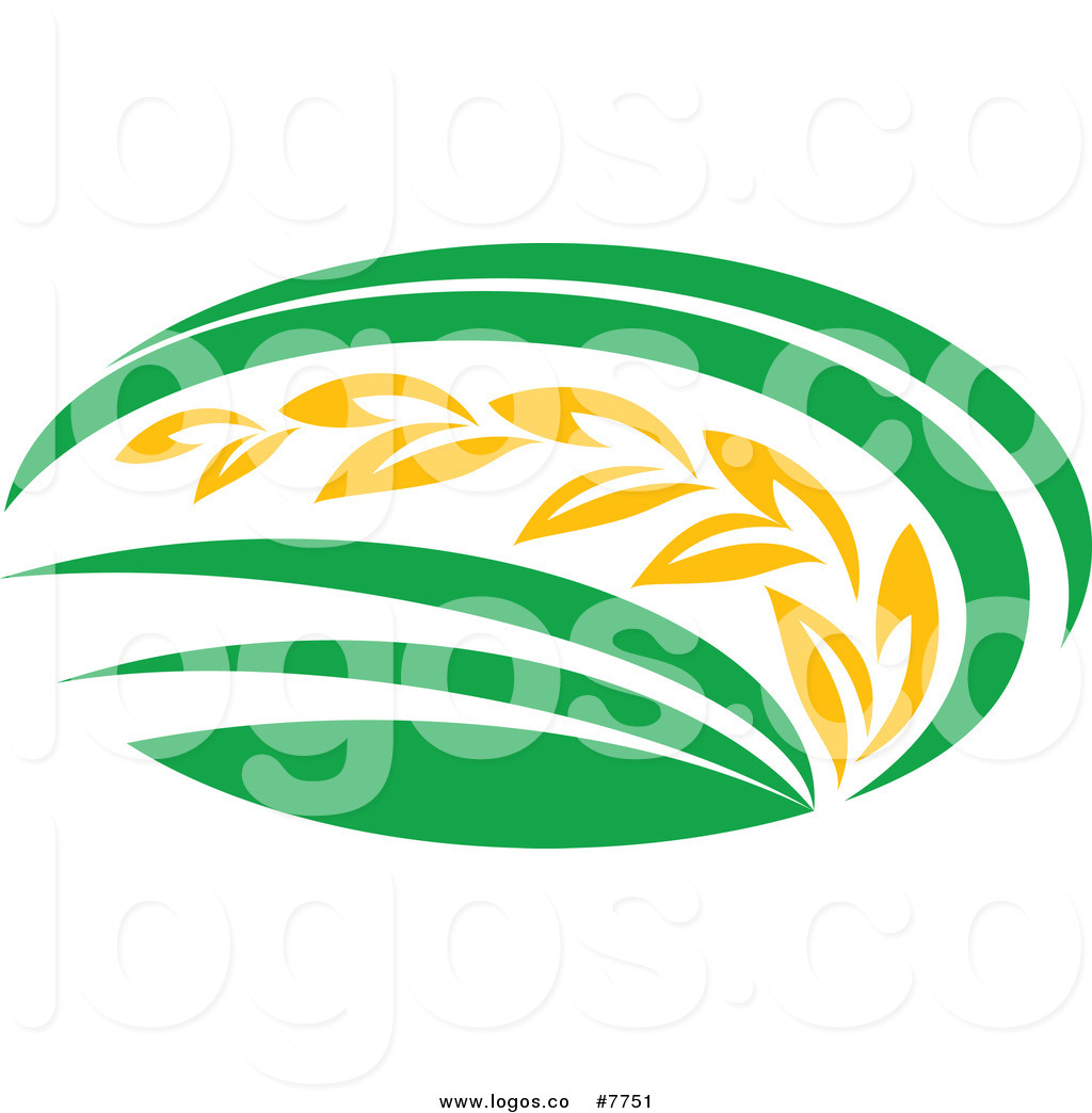 1024x1044 Royalty Free Clip Art Vector Strand Of Wheat And Green Leaves Logo