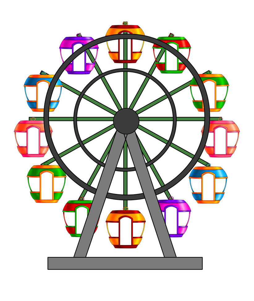 822x973 Ferris Wheel By Kalakaan On Clipart Kid