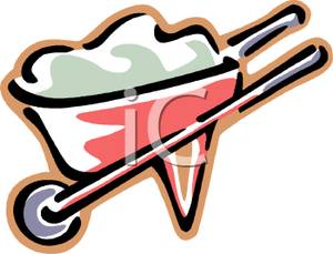 300x229 In A Wheelbarrow Clipart Picture