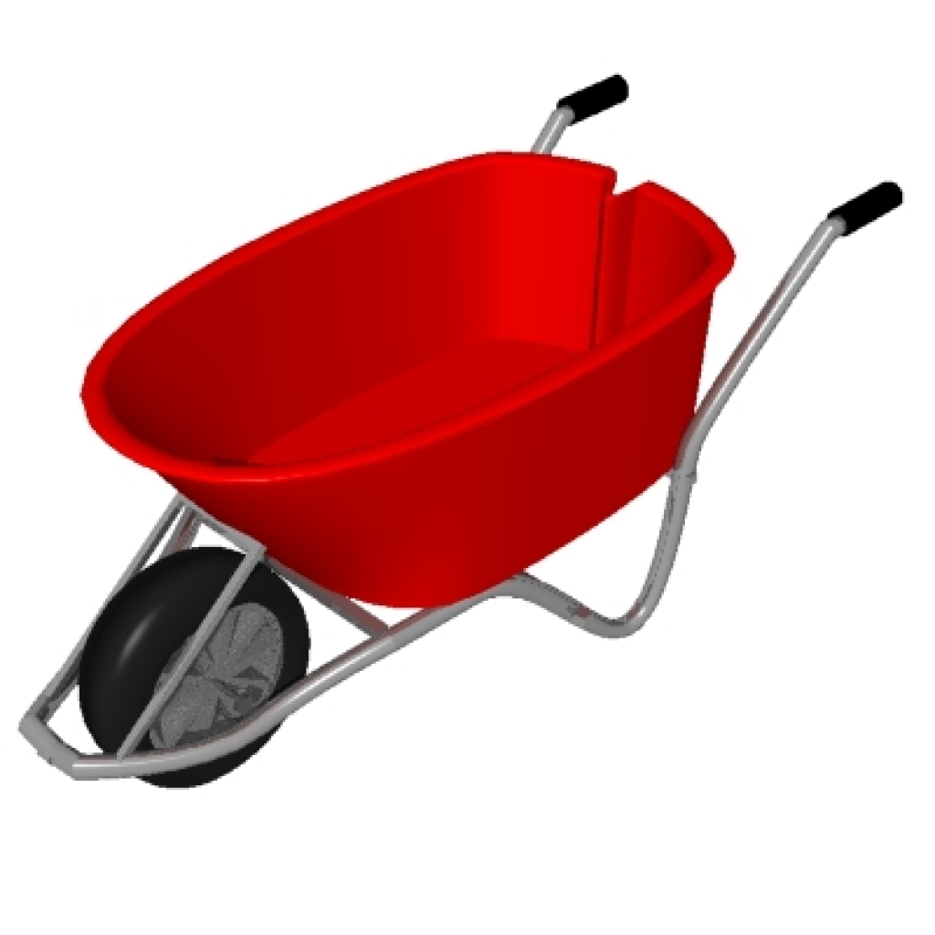 1024x1024 Wheel Barrow Clipart