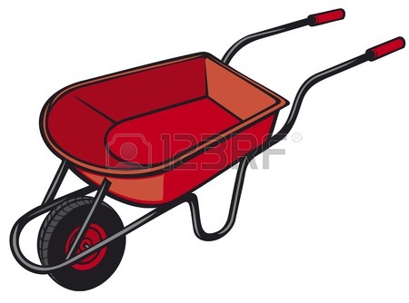 450x334 Wheelbarrow With Money Royalty Free Cliparts, Vectors, And Stock