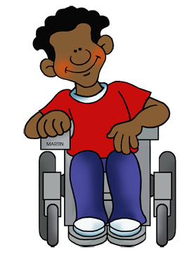 279x360 Free Students In Wheelchairs Clip Art By Phillip Martin