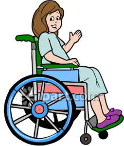 255x300 In Wheelchair Royalty Free Clipart Picture