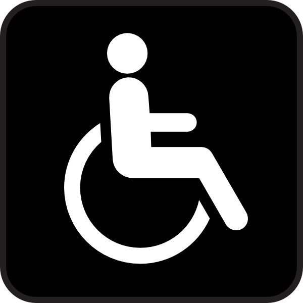 600x600 Wheel Chair Clip Art Free Vector In Open Office Drawing Svg ( Svg