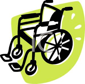 300x295 Wheelchair Clip Art Image