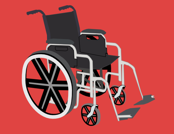 600x463 Wheelchair Clip Art