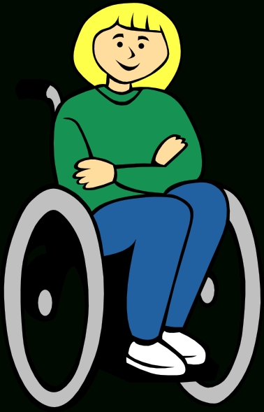 378x589 Girl In Wheelchair Clip Art