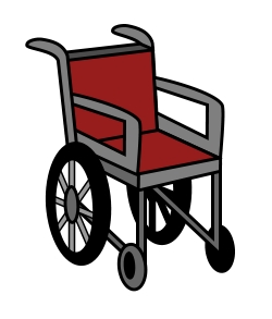 250x293 Drawing A Cartoon Wheelchair