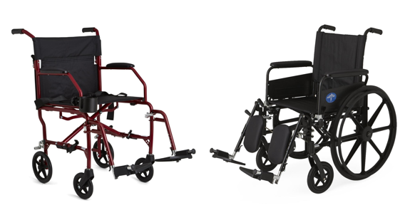 575x309 Manual Wheelchairs Vs. Transport Chairs Avacare Medical Blog