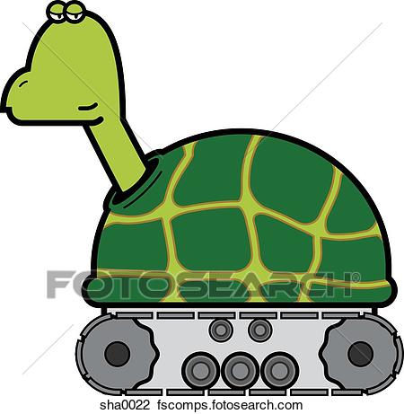 450x461 Clip Art Of Turtle On Wheels Sha0022