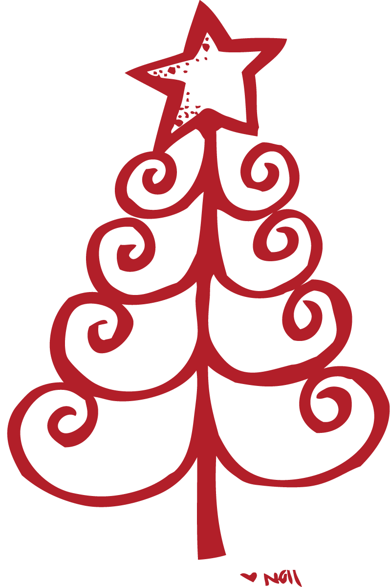 798x1200 Christmas Tree Clipart Whimsical