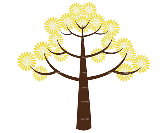 570x453 Cute Fall Tree Clipart