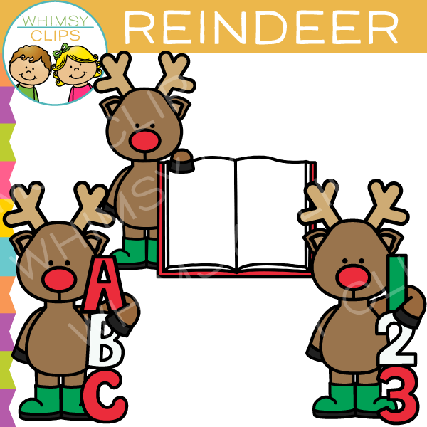 600x600 Reindeer Clipart Whimsical