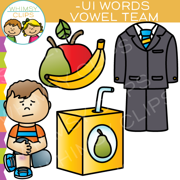 600x600 Vowel Teams Clip Art Ui Words , Images Amp Illustrations Whimsy Clips