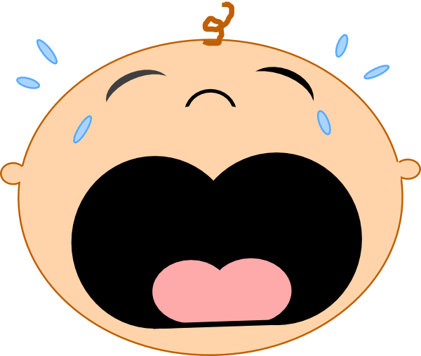 600x507 Cry Baby Clipart