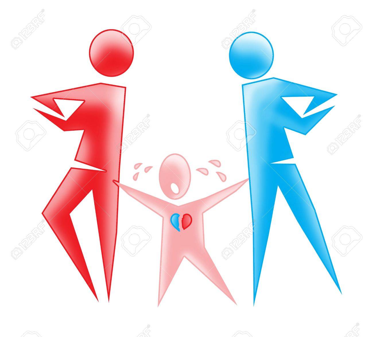 1300x1176 Whining Child From The Divorce Of Parents Stock Photo, Picture