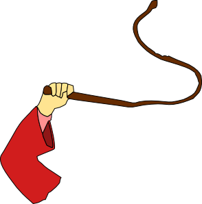 294x298 Hand Holding Whip Clip Art