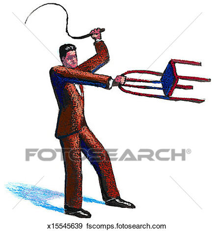 436x470 Stock Illustration Of Man With Whip Amp Chair X15545639