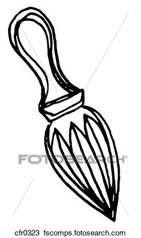 279x470 Drawing Of A Black And White Illustration Of A Citrus Reamer