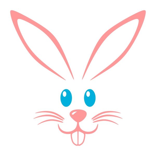600x600 Whiskers Clipart Easter Bunny