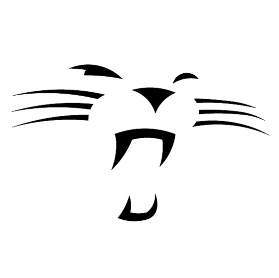 570x569 Whiskers Clipart Panther