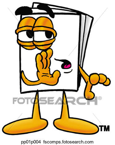 372x470 Clipart Of Paper Whispering Pp01p004