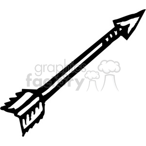 300x300 Royalty Free Black And White Arrow 173685 Vector Clip Art Image