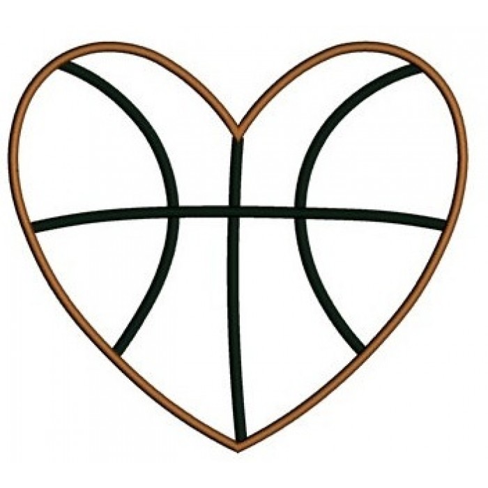 700x700 Heart Basketball Clipart