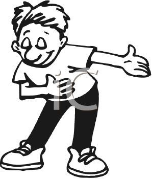 298x350 Young Man Taking A Bow