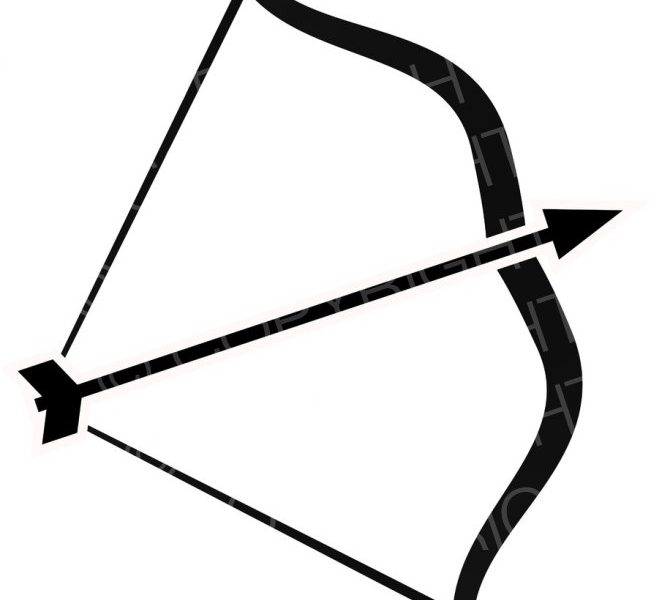 651x600 Bow And Arrow Clip Art Inderecami Drawing