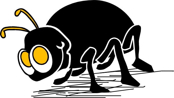 600x338 Bugs Clipart Little Black