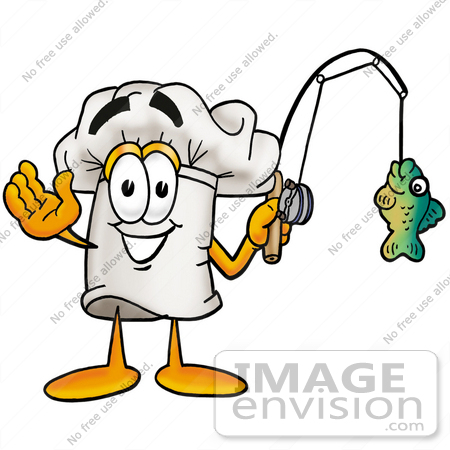 450x450 Cliprt Graphic Of White Chefs Hat Cartoon Character Holding