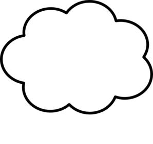298x282 Cloud Clip Art