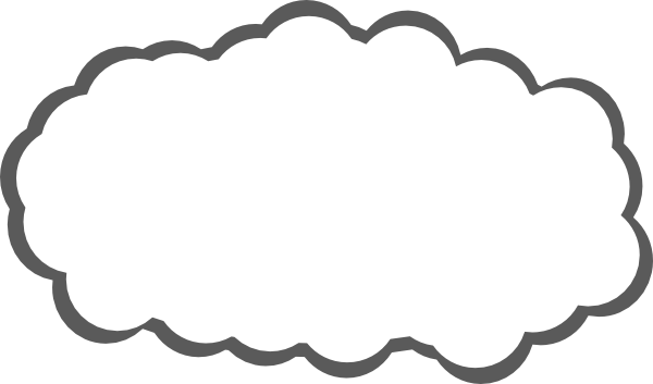 600x353 Free White Cloud Clipart Image