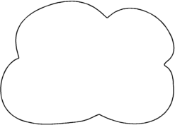 247x177 White Cloud Clip Art