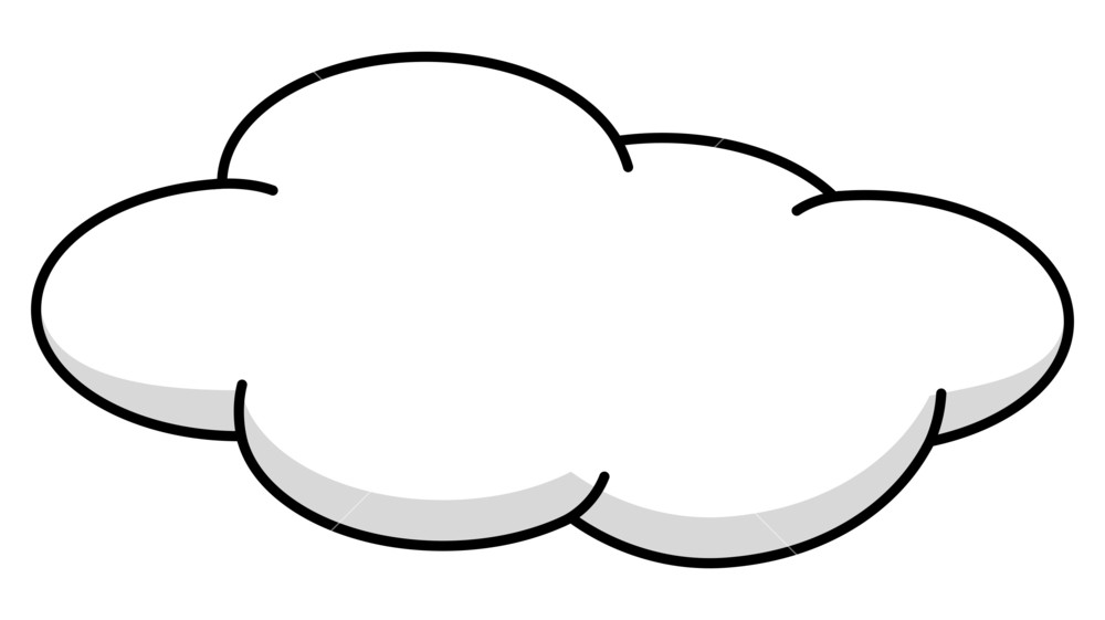 1000x561 White Cloud Royalty Free Stock Image