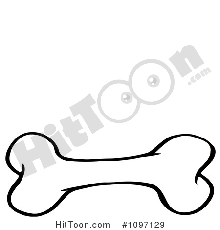 450x470 Dog Bone Clipart