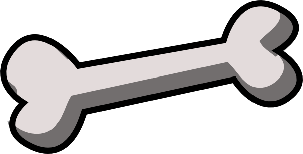 600x306 Cartoon Bone Clip Art