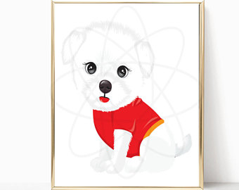 340x270 Cute Dog Art Etsy