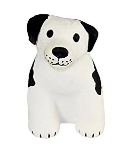 259x300 Black Amp White Dog Shaped Stress Relief Toy, Squeezable