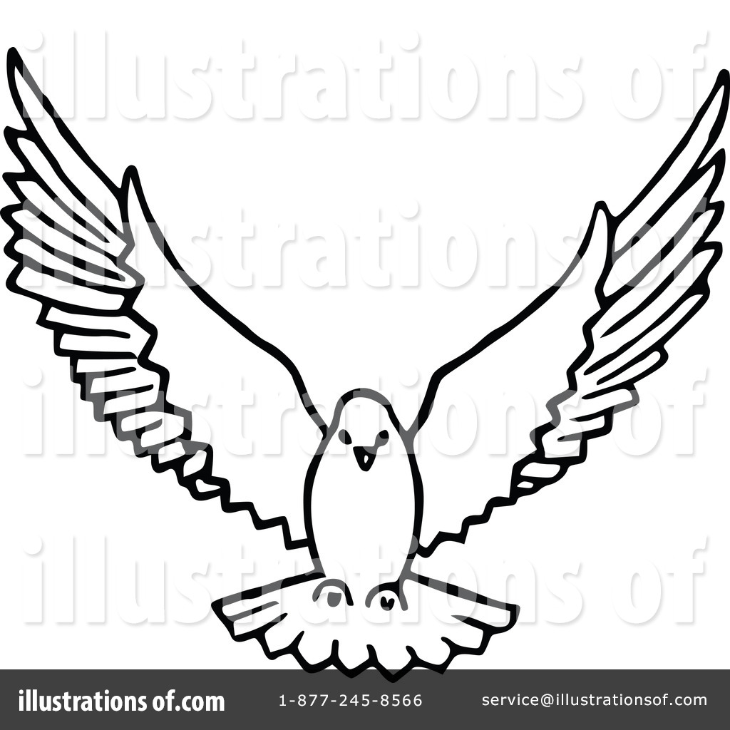 1024x1024 Dove Clipart Vintage