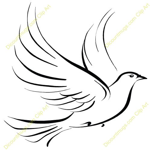 500x500 White Dove Clipart Spiritual Health