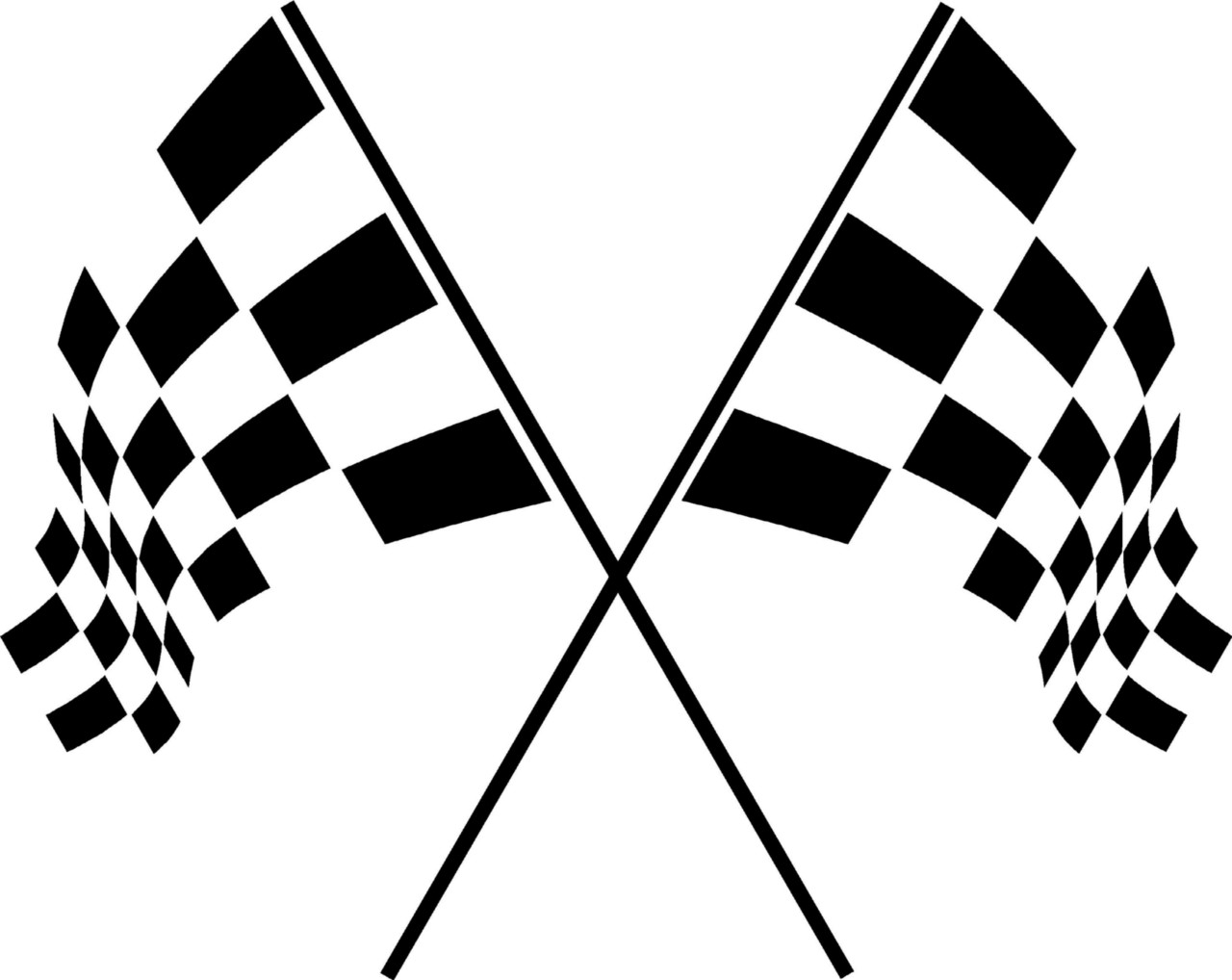 1280x1018 Racing Flags Clip Art