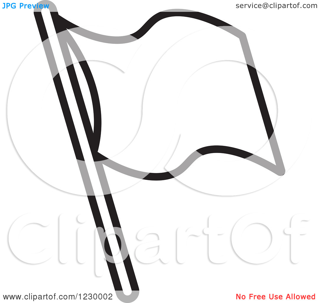 1080x1024 Flag Clipart Blank Black And White