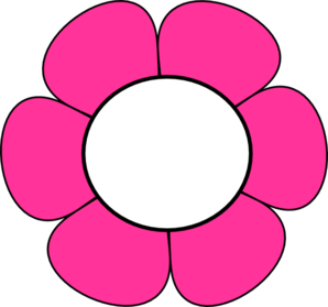 298x279 Pink And White Flower Clip Art