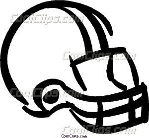 300x278 Football Helmet Vector Clip Art
