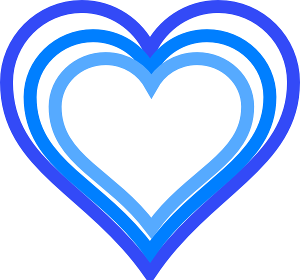 600x560 Graphics For Blue Heart Clip Art Graphics