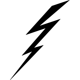263x262 Lightning Clipart Silhouette
