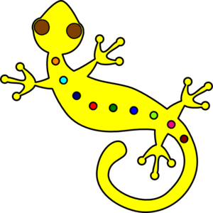 300x300 Lizard Clipart Black And White Free Images